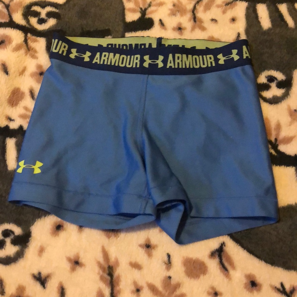 blue under armour shorts